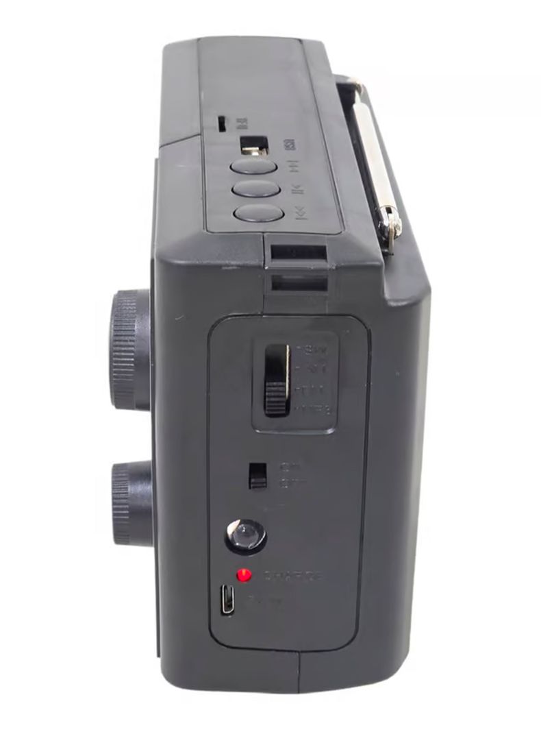 Radio Portatil Am Fm Con Linterna Carga Solar Tecnolab TL636-4