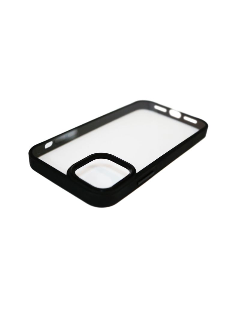 Carcasa Anti-Shock Para iPhone 13 Pro Borde Negro-1