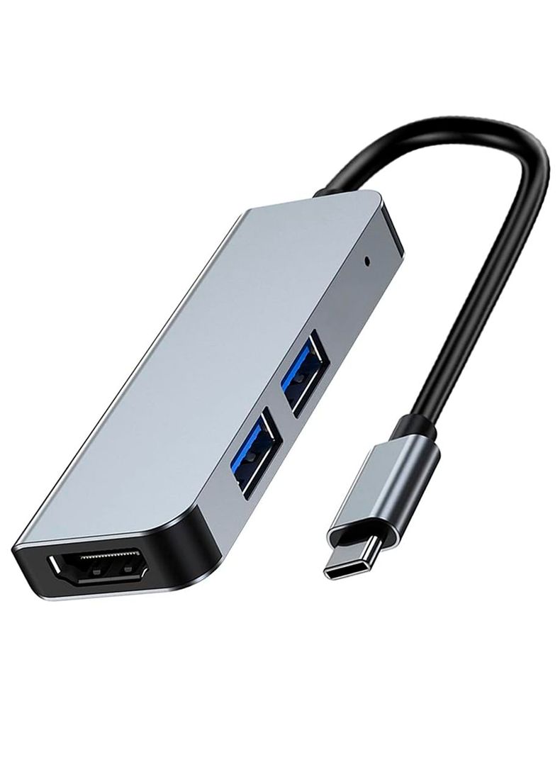 Adaptador Tipo C 3 En 1 Hdtv Suport 4k+Usb2.0+Usb3-0