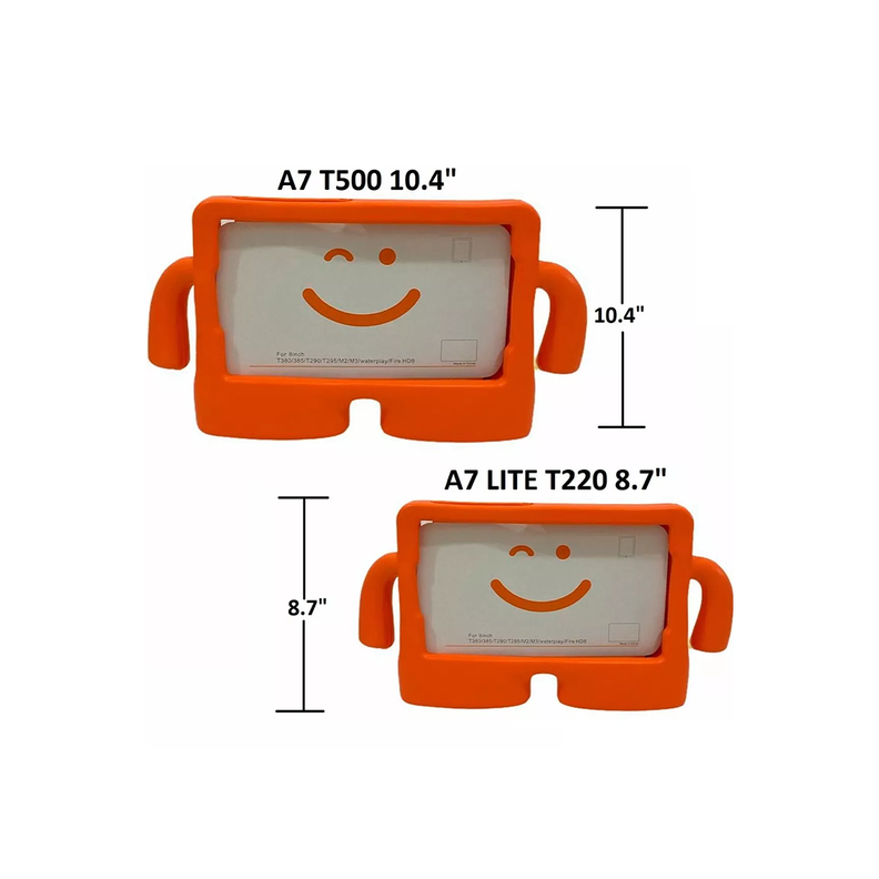 Funda Goma Anti Golpe Para Tablet Samsung Tab A7 T500 Verde-2