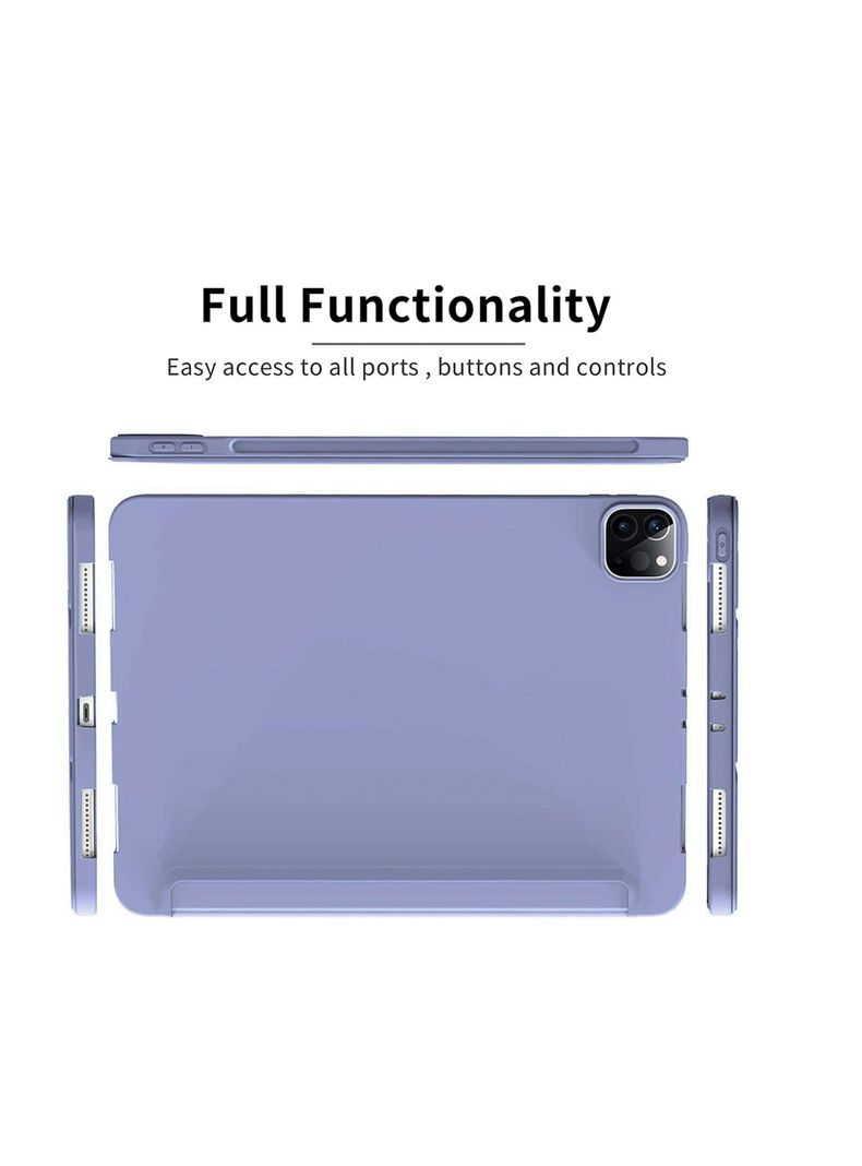 Funda SmartCover Para iPad 11 iPad 11 Pro Sin Ranura Lila-1