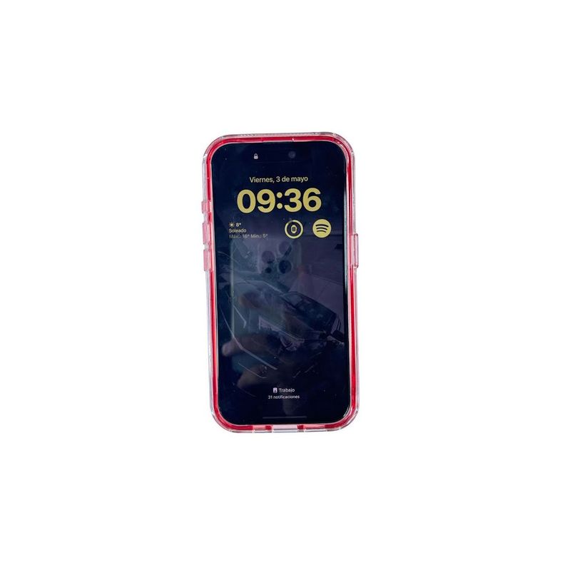 Carcasa Para Samsung A54 Antigolpes Space Rojo-1