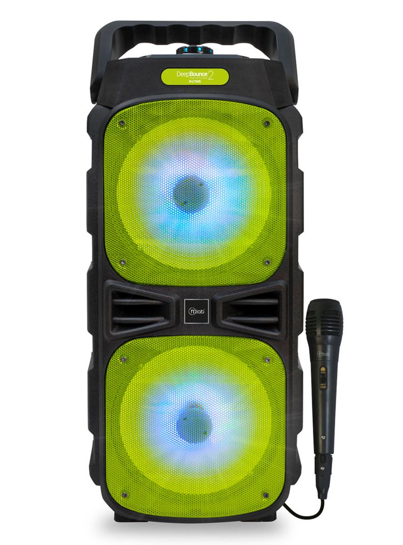 Parlante inalámbrico Bluetooth Portatil Karaoke Microfono-0
