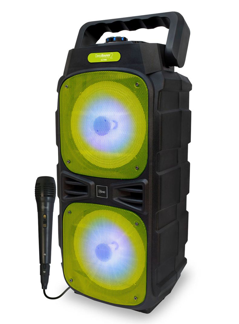 Parlante inalámbrico Bluetooth Portatil Karaoke Microfono-1