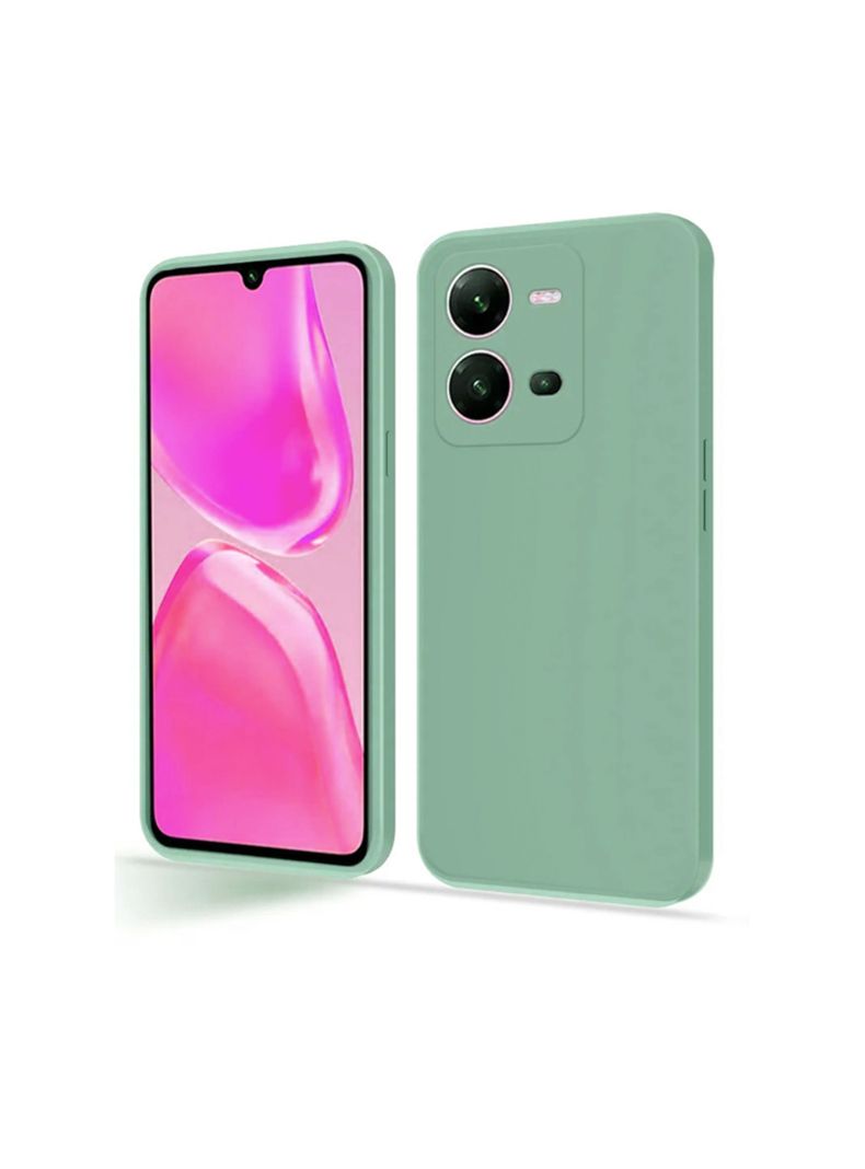 Carcasa Para Vivo V25 Goma Turquesa-0