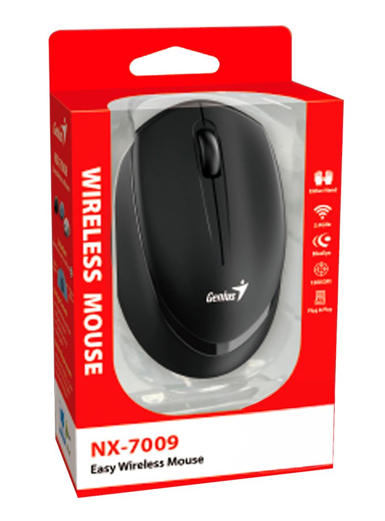 Mouse Inalambrico Con Receptor USB De 1200dpi Genius NX-7009-3