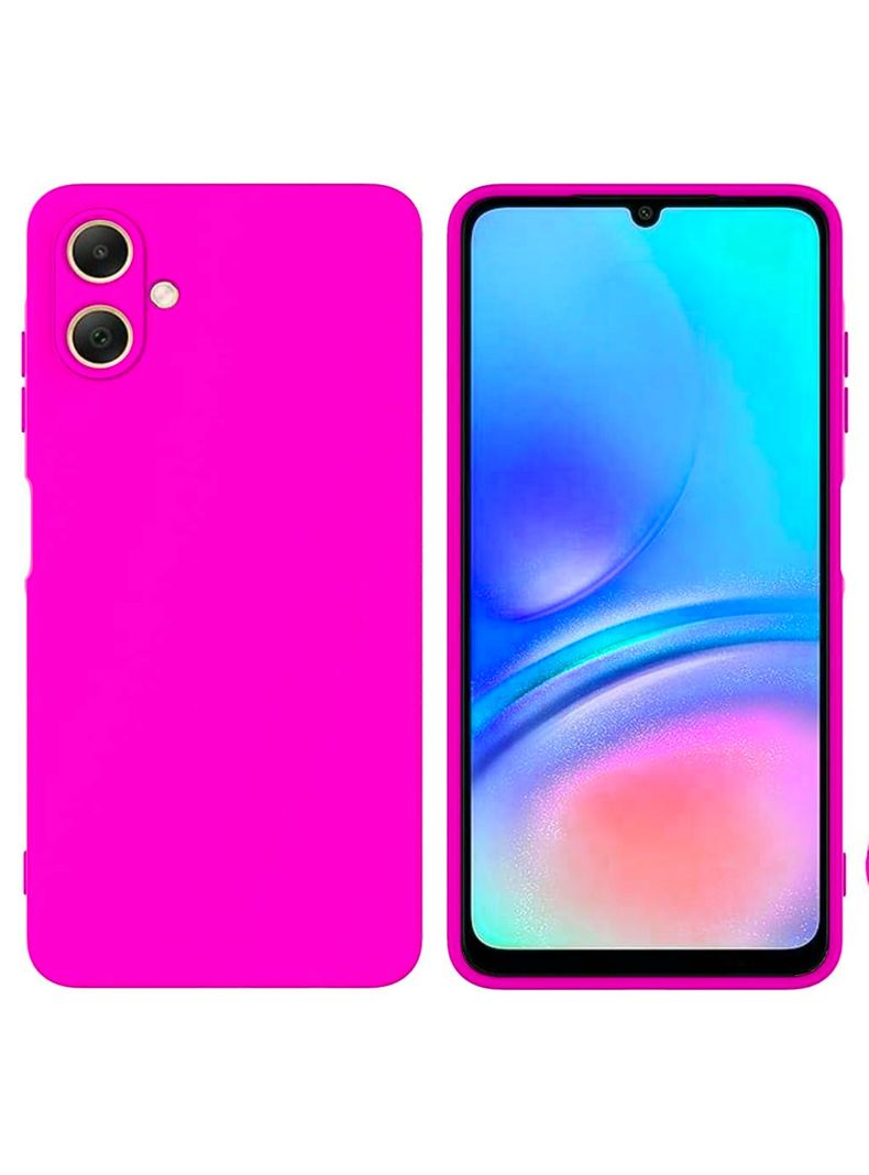 Carcasa Para Samsung A06 Goma Fucsia-0