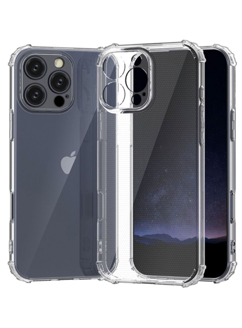 Carcasa Anti golpes Transparente Para iPhone 16 Pro Max-2