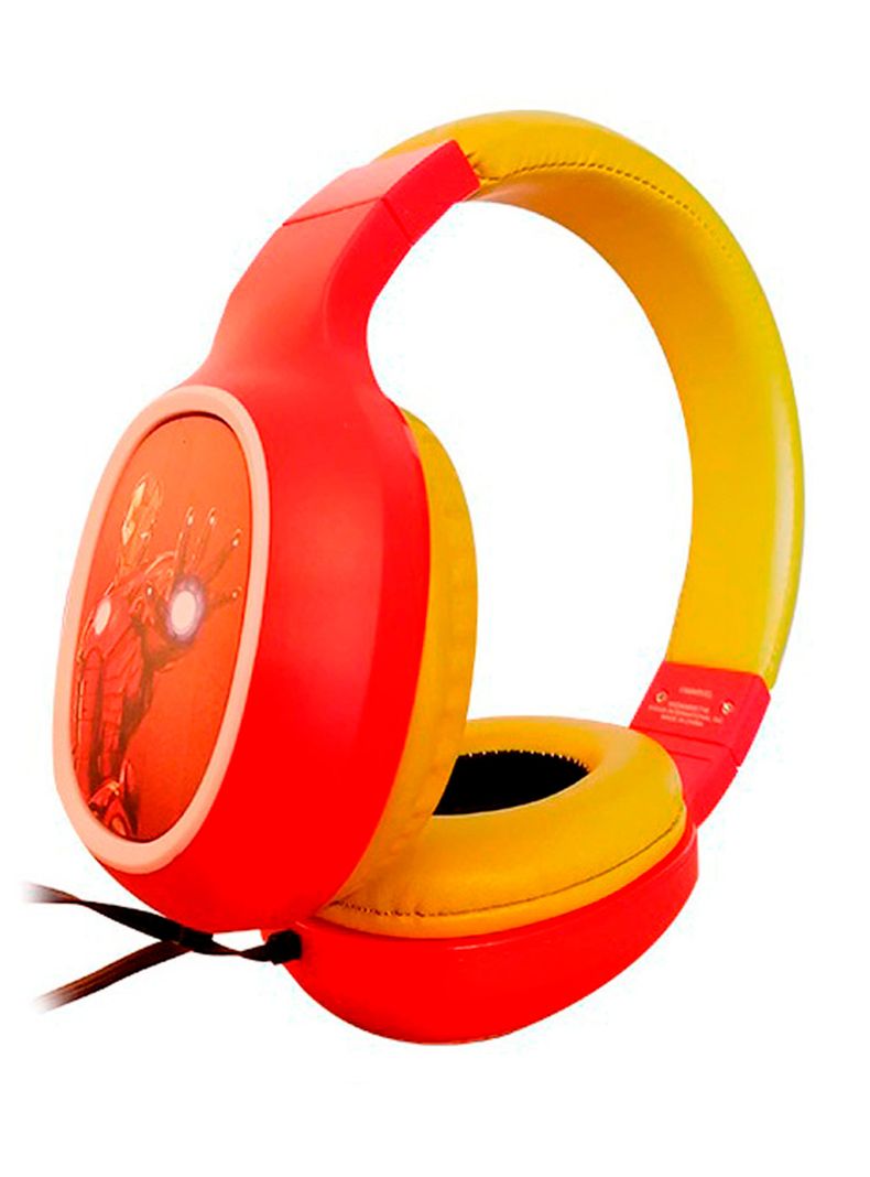 Audifonos Con Cable Alambicó Marvel Teen Iron Man-0