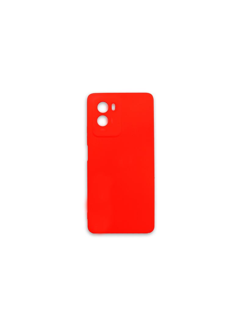 Carcasa Compatible Con Vivo Y21s Goma Rojo