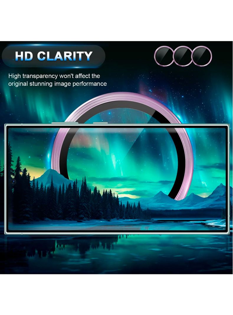 Protector De Lente Camara Para Samsung S24 Metalizado Lila-2
