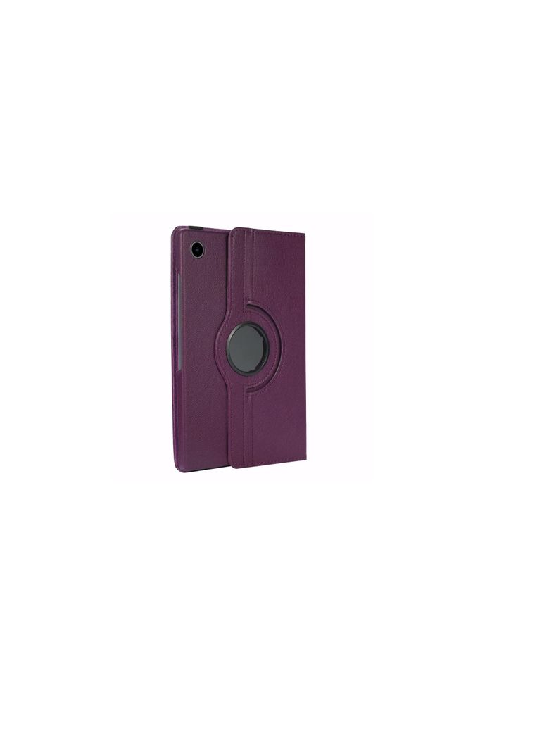 Carcasa Funda Giratoria Para Tablet Samsung A9+ Plus Lila-1