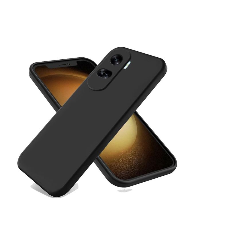 Carcasa Para Honor 90 Lite Goma Negro-0