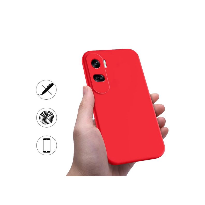 Carcasa Para Honor 90 Lite Goma Negro-1