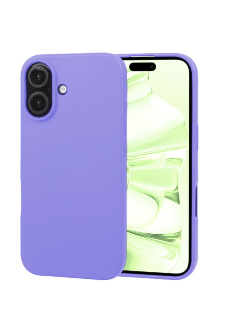 Carcasa Para iPhone 16 Silicona Lila-0