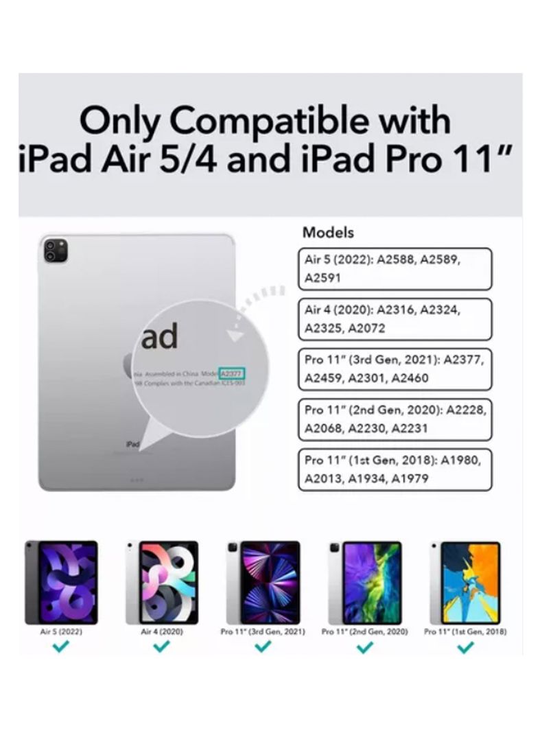 Funda Con Teclado Magnetico Para iPad 11 Pro 2da 3era Genera-6