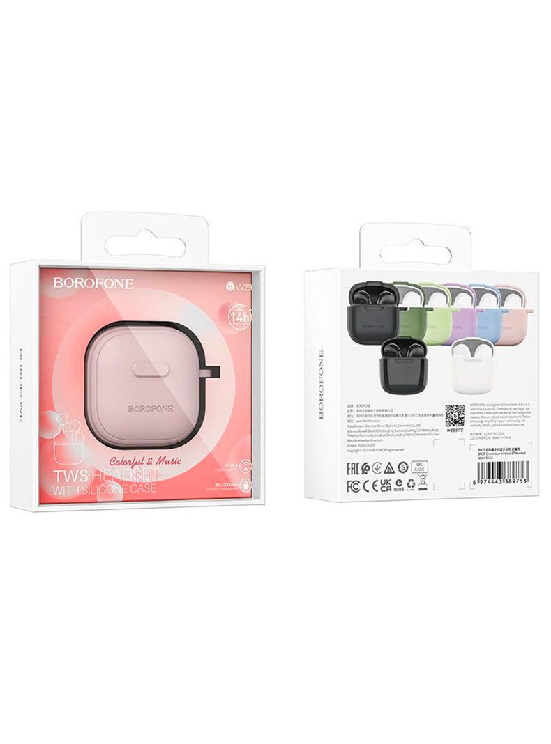 Audifonos Inalámbrico Bluetooth Case Goma BW29 Color-3