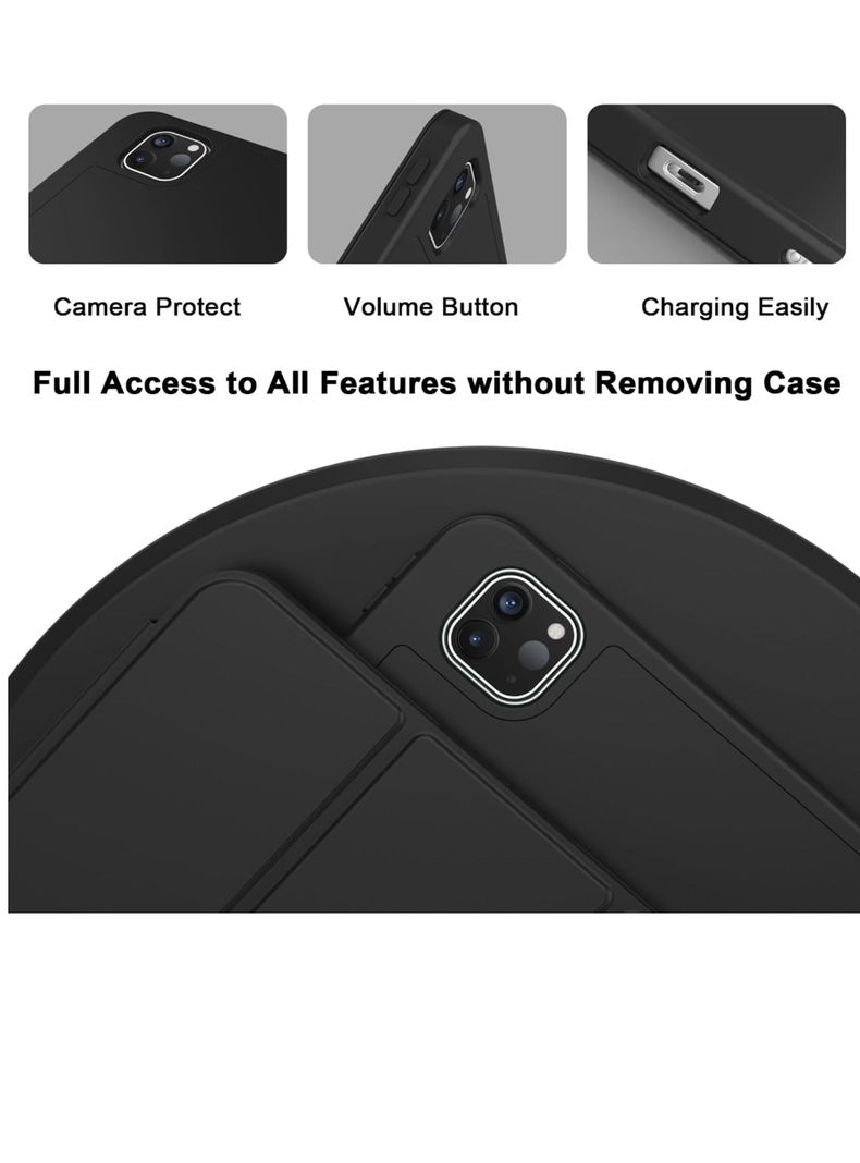 Funda Smart Cover Con Ranura Para iPad Pro 13 M4 2024 Negro-2
