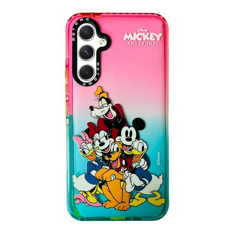 Carcasa Para Samsung A34 Mickey Y Minnie Disney Degradado-0