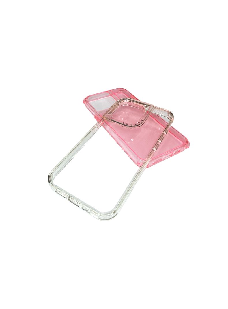 Carcasa Compatible Con iPhone 15 Antigolpes Space Rosado