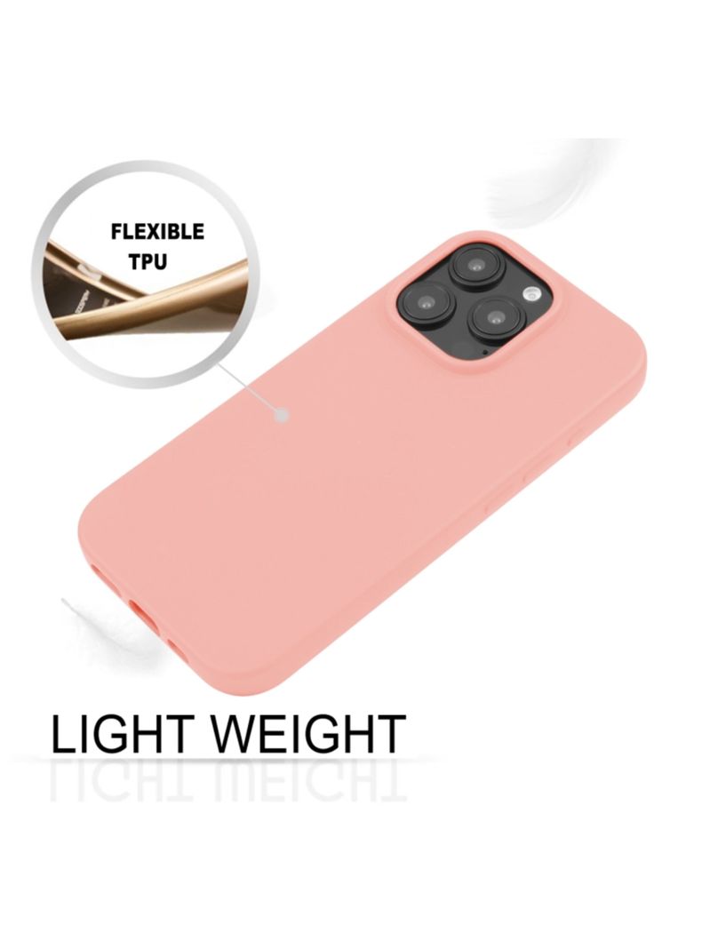 Carcasa Lamina Vidrio Para iPhone 16 Pro Max Rosado-1