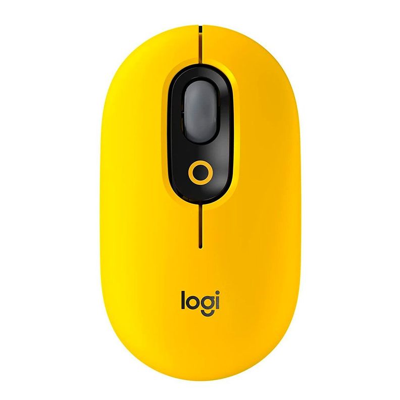 Mouse Logitech POP Inalambrico Bluetooth/USB Amarillo