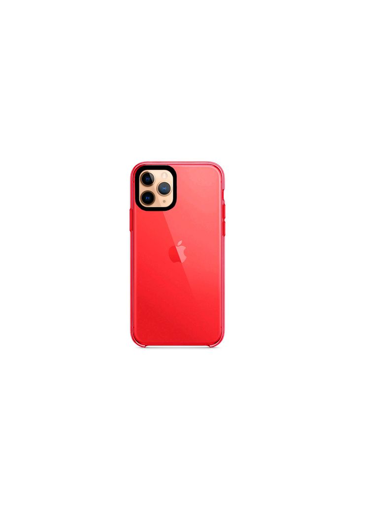 Carcasa Para iPhone 14 Pro Max Reforzado Fluor Rojo-0