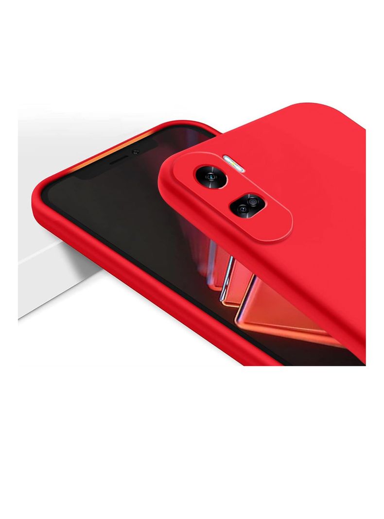 Carcasa Para Honor 90 Lite Goma Rojo-2