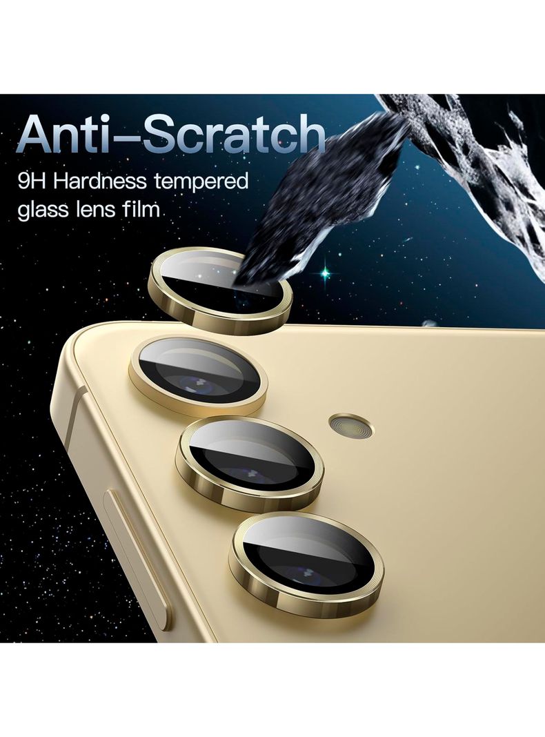 Protector De Lente Camara Para Samsung S24 Metalizado Gold-2