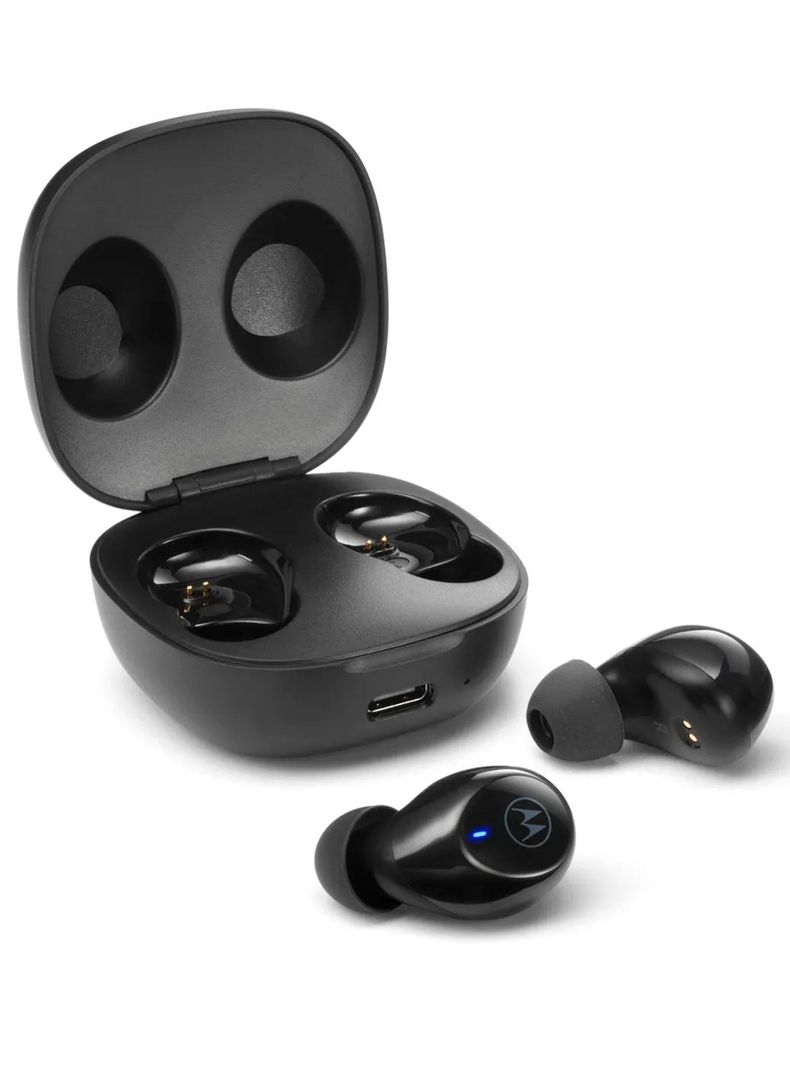 Audifonos Inalambrico Bluetooth Motorola Moto Buds 105 Negro-1