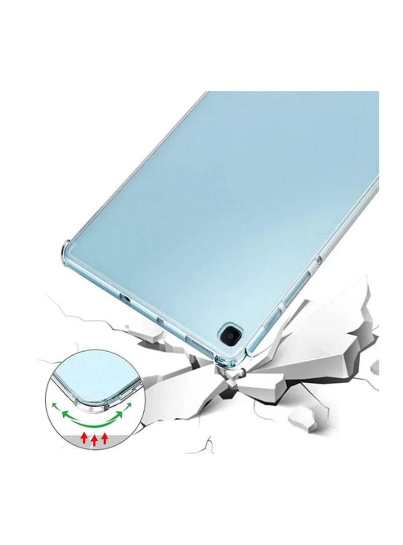 Carcasa Transparente Para Tab Samsung S6 Lite Lamina Vidrio-1