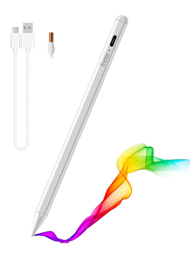 Lapiz Pencil Para iPad Carga Inalámbrica Rechazo De Palma-0