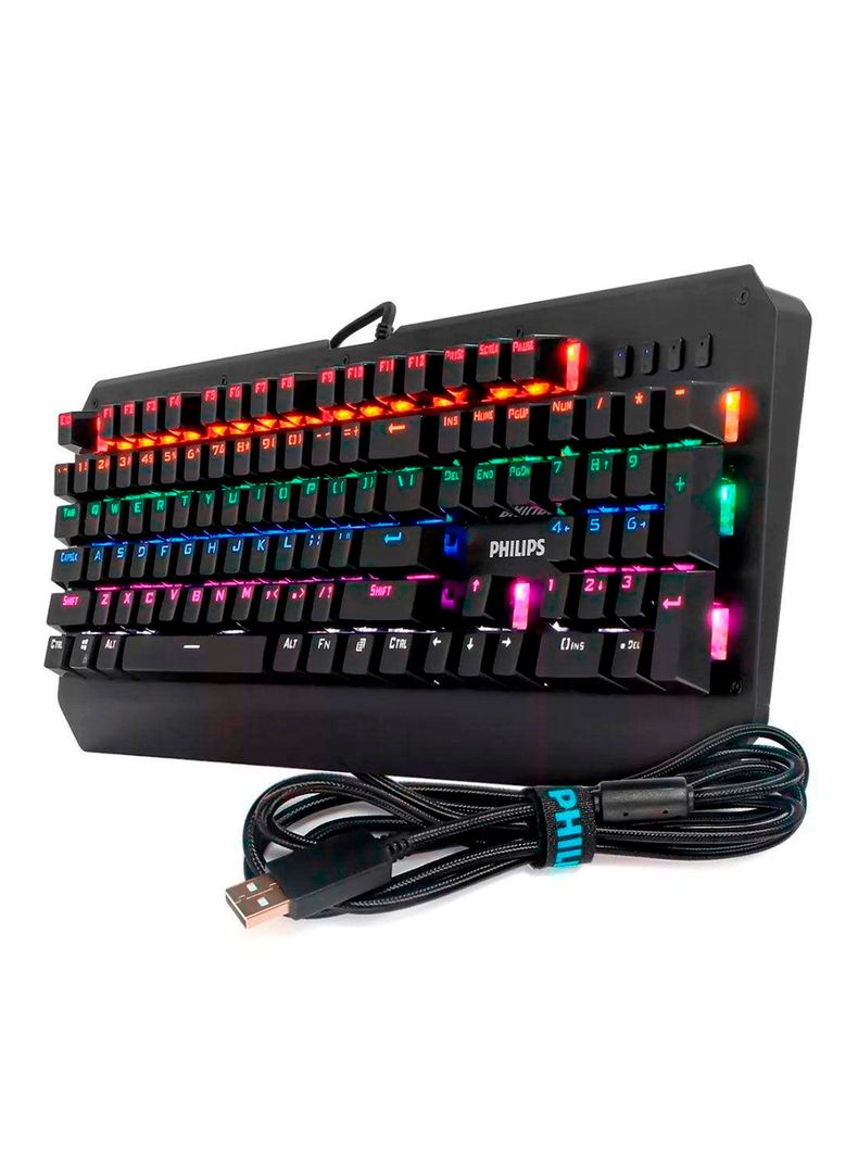 Teclado Gamer Philips G413 Mecanico-0