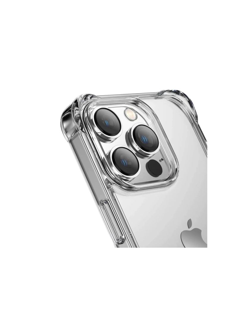 Carcasa Transparente Lamina de Vidrio Para iPhone 15 Plus-2