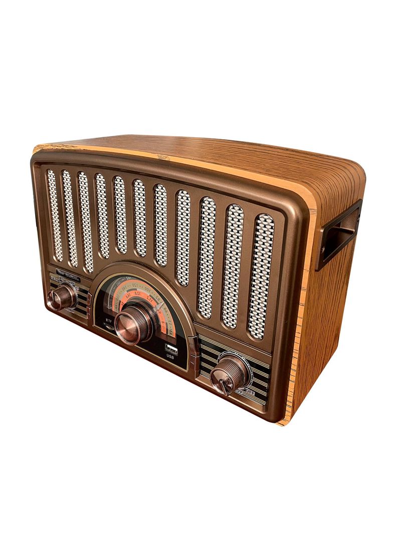Radio AM FM  Vintage Reproductor Bluetooth Retro Sixtinna-0