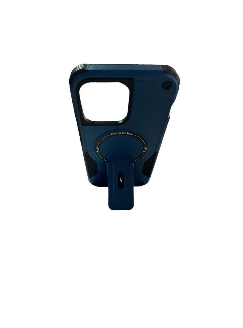 Carcasa Tipo Armor Magsafe Para iPhone 13 14 Azul-1