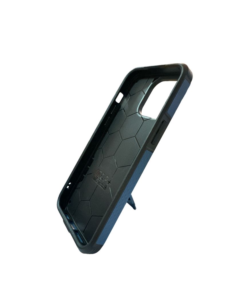 Carcasa Tipo Armor Magsafe Para iPhone 13 14 Azul-3