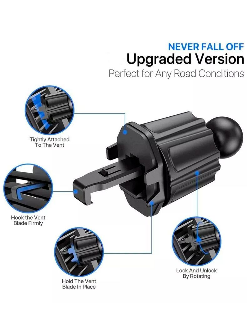 Soporte De Auto Magnetico Carga Inalambrica 15W Xs-4