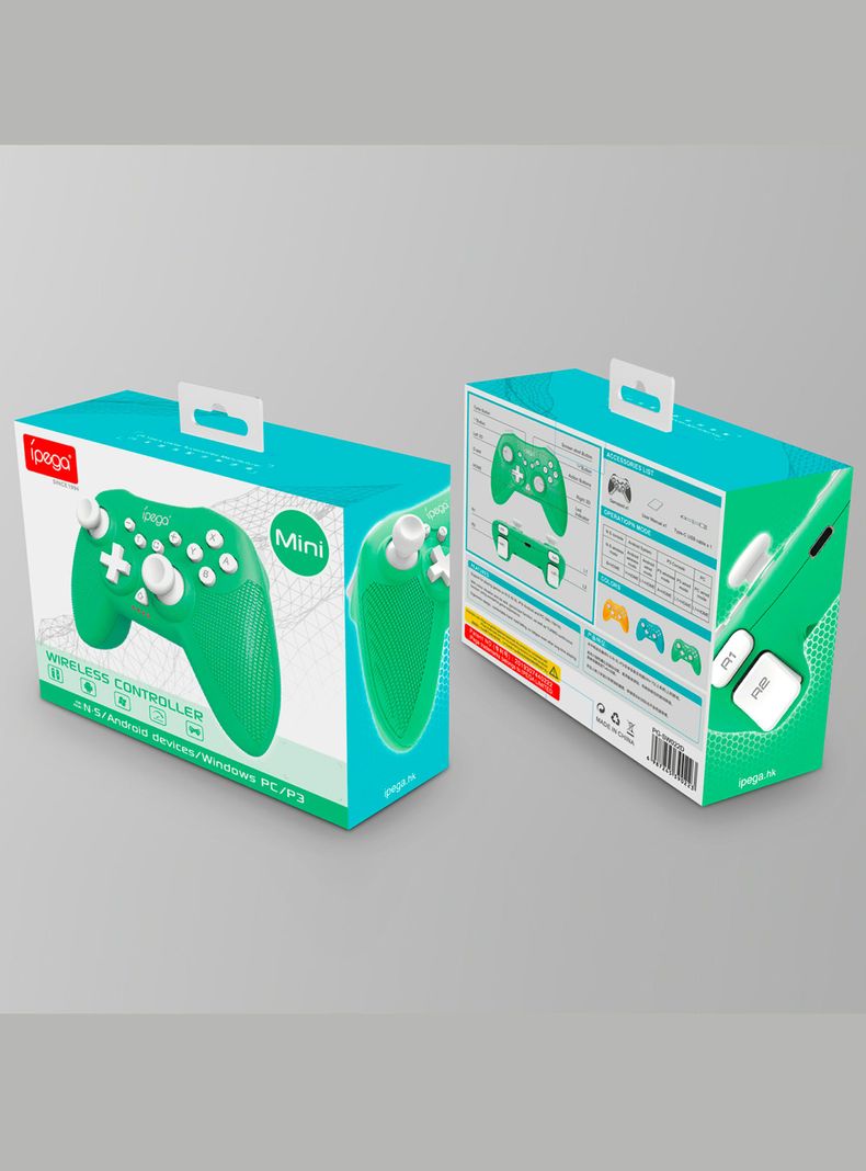 Joystick Bluetooth Para Switch/PC/PS3/Android PG-SW022 Verde-3