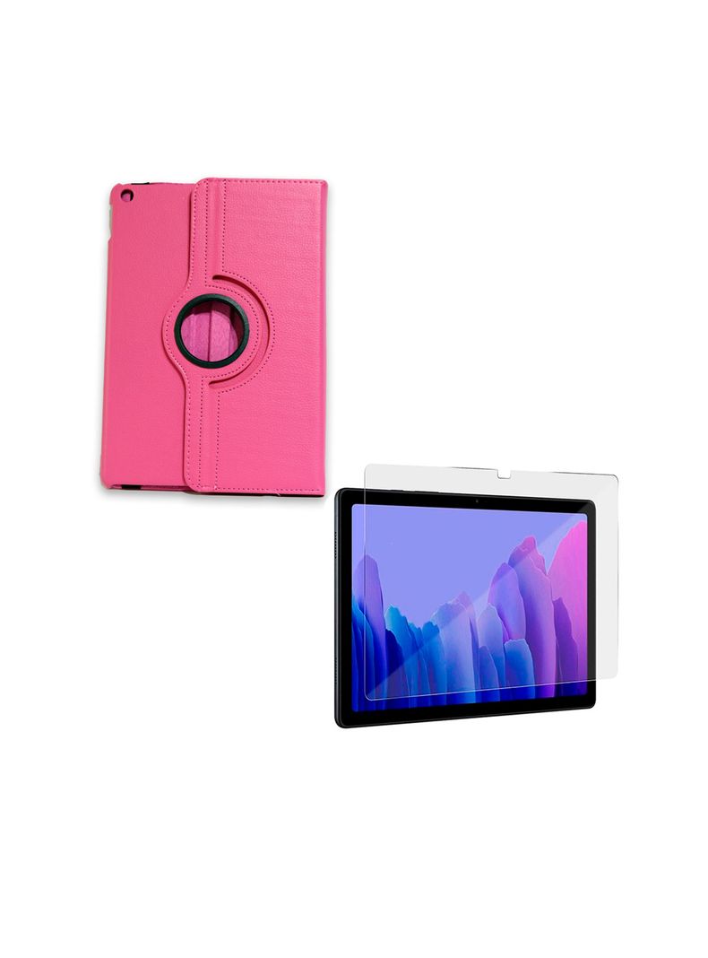 Funda + Lamina Para iPad 10.2 7ma 8va 9na Generación Fucsia-4