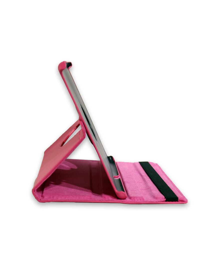 Funda + Lamina Para iPad 10.2 7ma 8va 9na Generación Fucsia-5