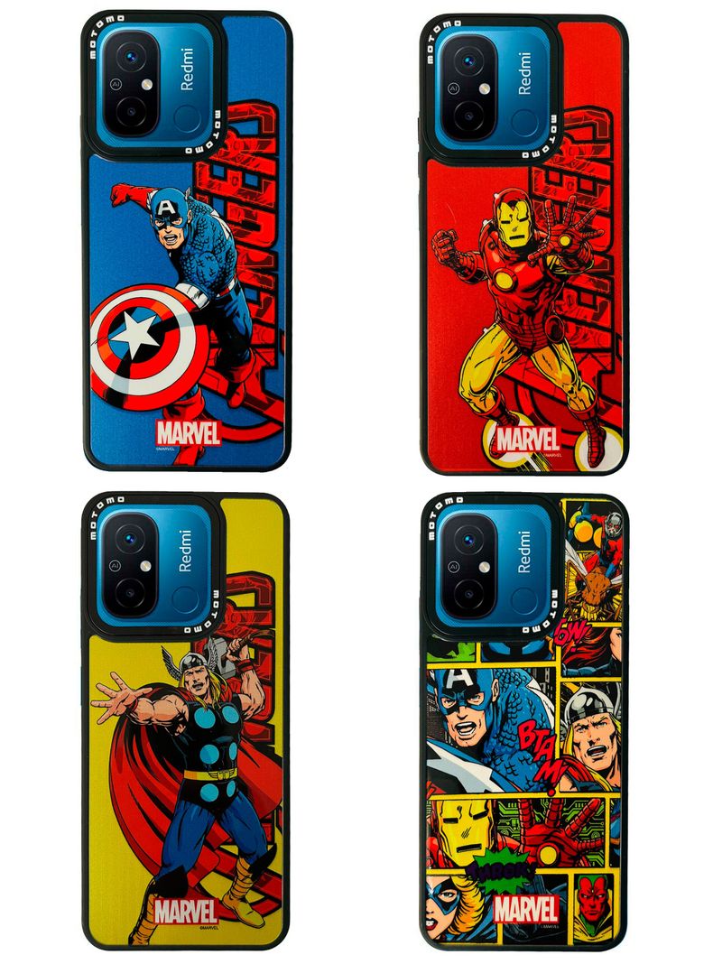 Carcasa Para Xiaomi Redmi 12C Marvel Capitan America-1