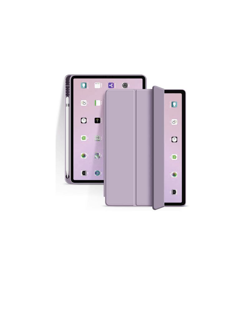 Carcasa Funda Smart Cover Para iPad Air 13 M2 2024 Lila-3
