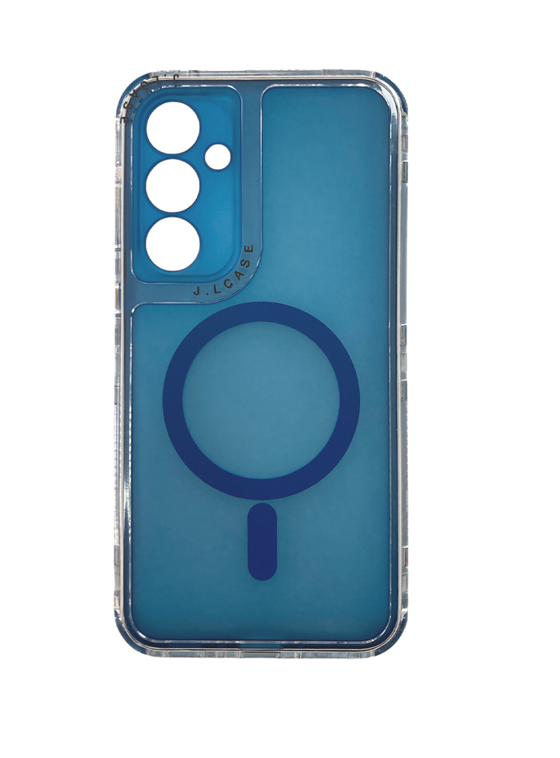 Carcasa Antigolpe 360 Para Samsung A35 Magsafe Azul-0