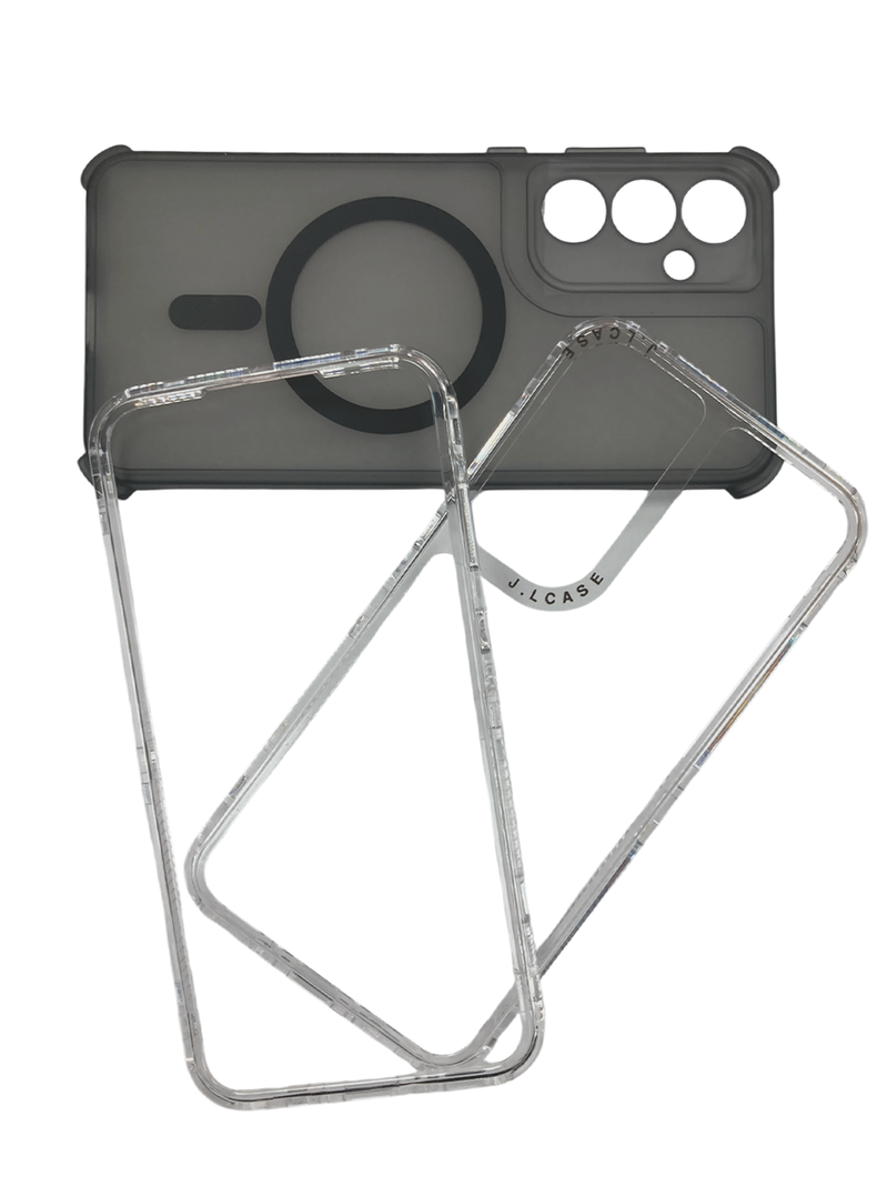 Carcasa Antigolpe 360 Para Samsung A35 Magsafe Azul-1