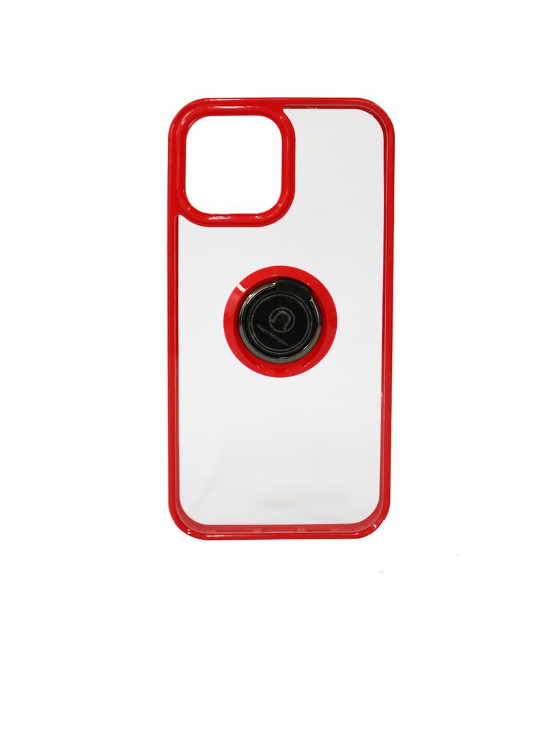 Carcasa Anti-Shock Para iPhone 13 Con Anillo Rojo-0