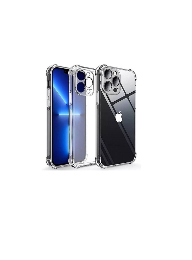 Carcasa Para iPhone 13 Pro Max Transparente Reforzada-0