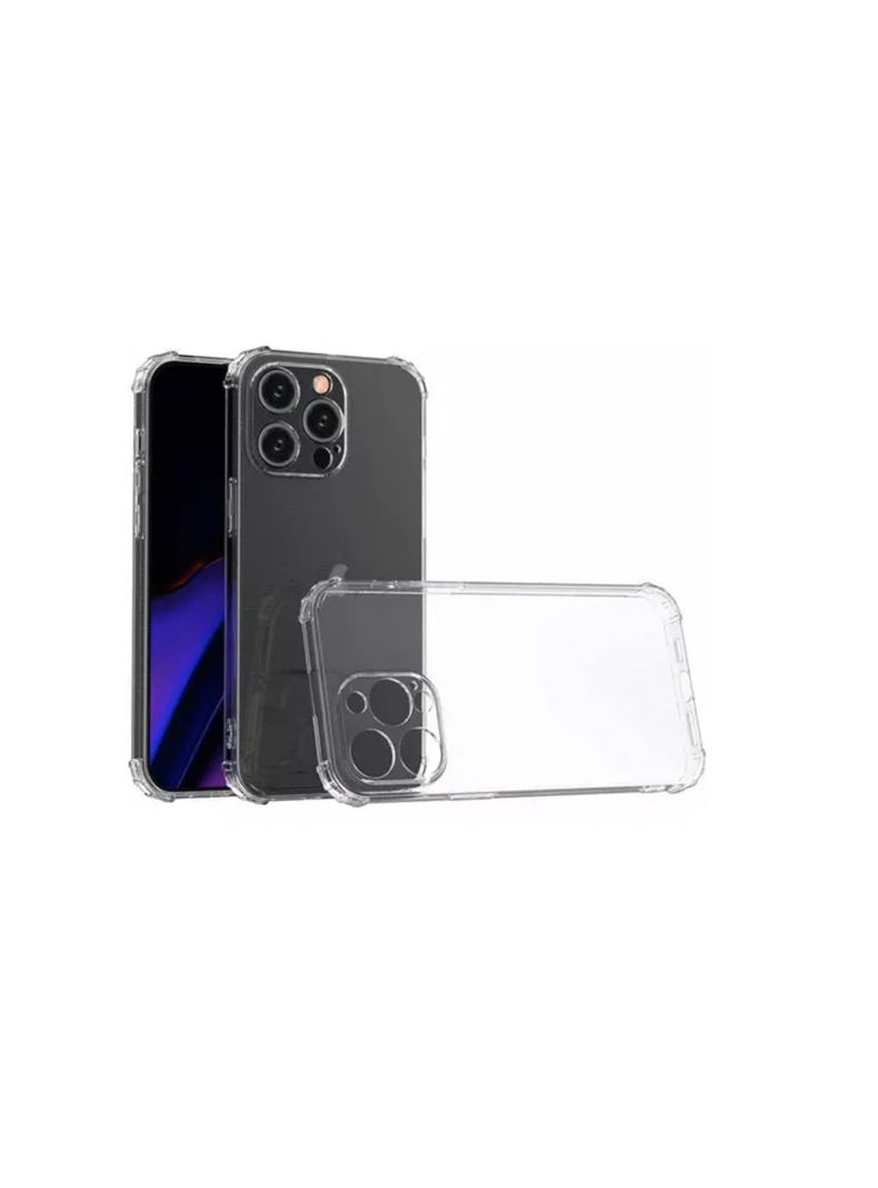 Carcasa Para iPhone 13 Pro Max Transparente Reforzada-1