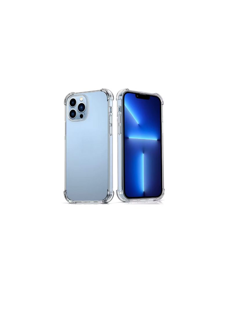 Carcasa Para iPhone 13 Pro Max Transparente Reforzada-2