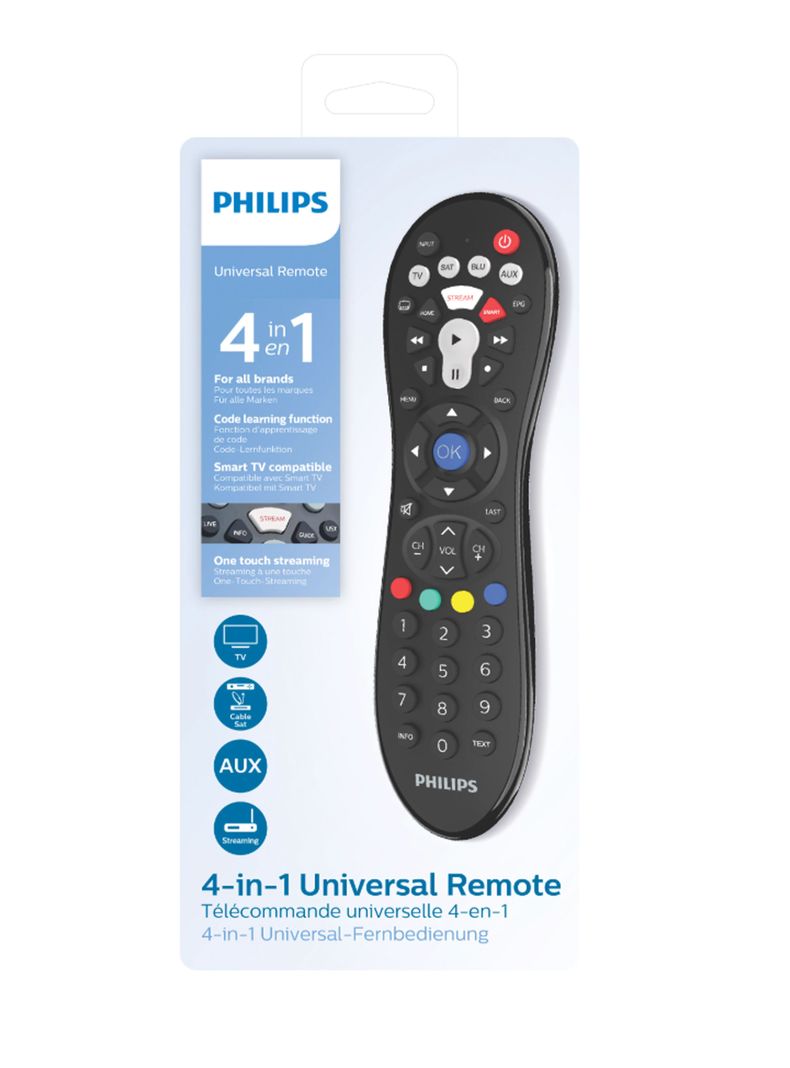 Control Remoto Universal Philips 4 en 1 Funciones-1